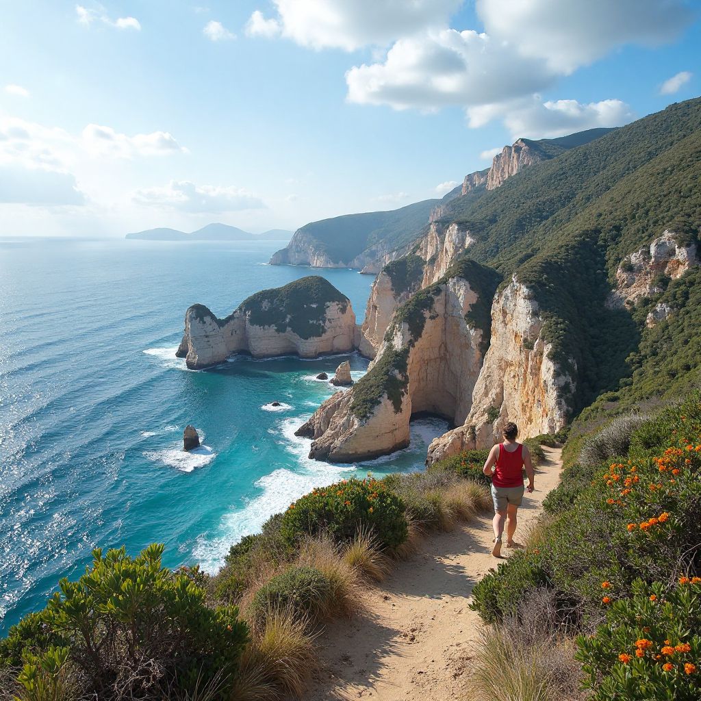 Kıyı patikası yürüyüşü